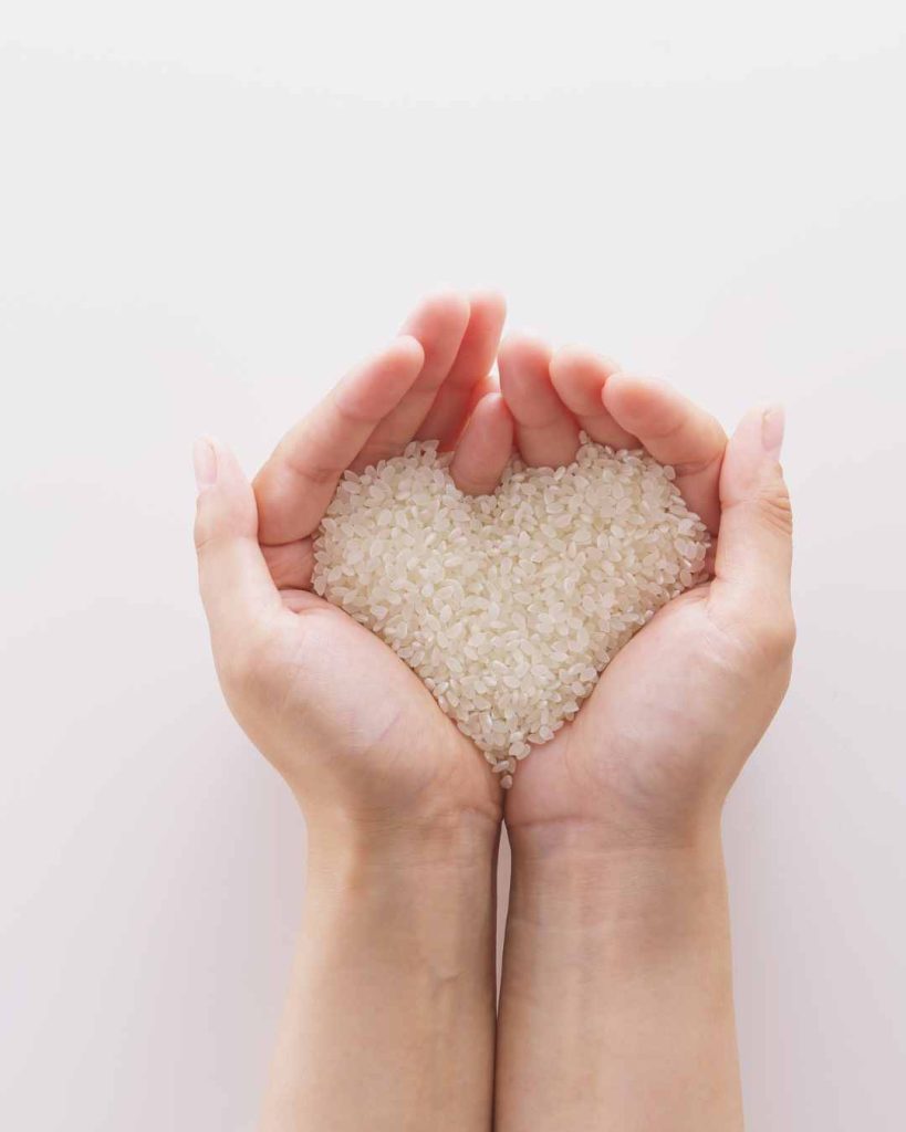 Heart of Gratitude | Clackamas, OR Christian Counseling Hands in shape of a heart holding rice. Consider working with a Christian counselor in Clackamas, OR for faith-based therapy online in Oregon.